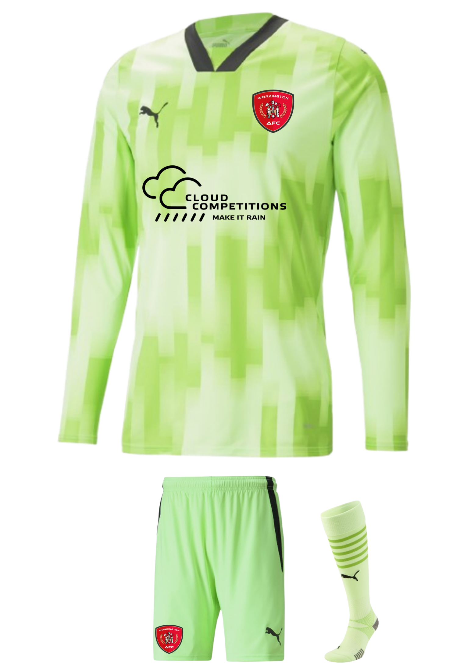 Workington AFC Official Goalkeeper Replica Set