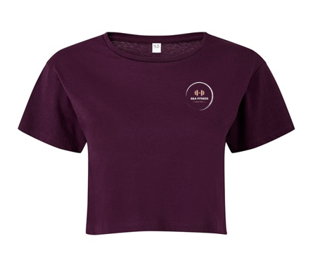 S & A Fitness Cropped T Shirt