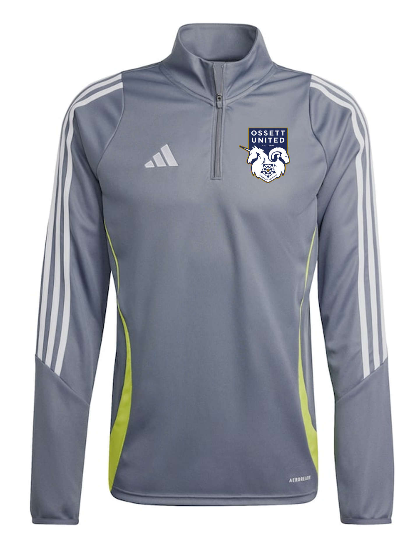 Ossett United Junior Coaches 1/4 Zip Training Sweatshirt