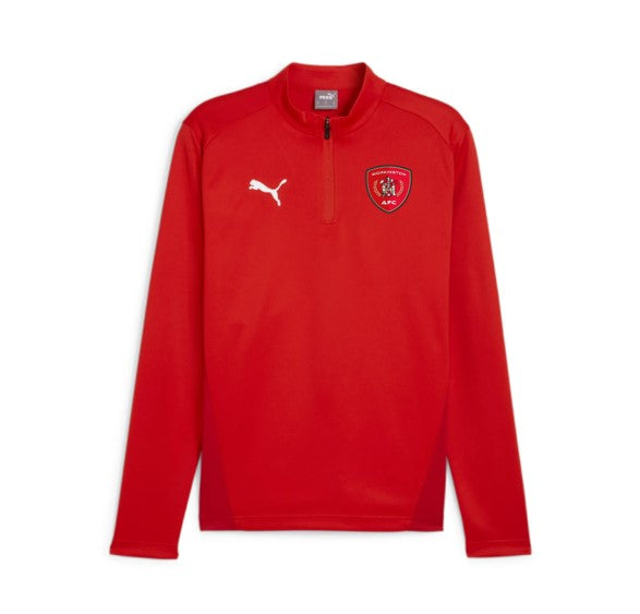 Official Workington AFC Puma 1/4 Zip training sweatshirt