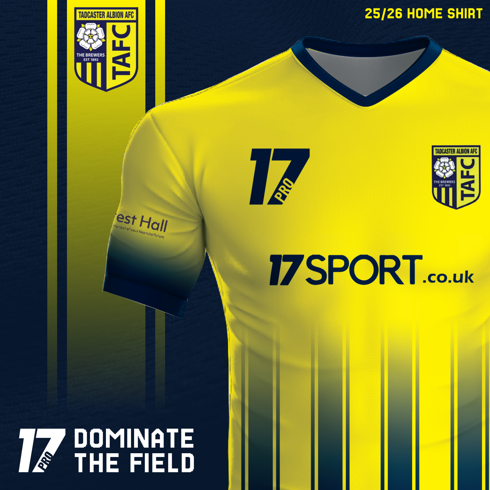 Tadcaster Albion FC 2025/26 Home Shirt