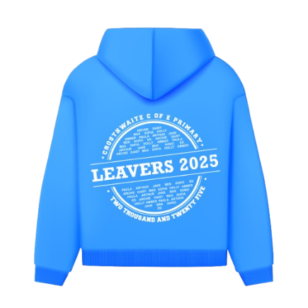 South Walney Infant School 2025 Leavers Hoody