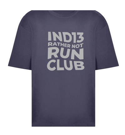 Industry 13 Rather Not Run Club T Shirt (oversized) *NEW*