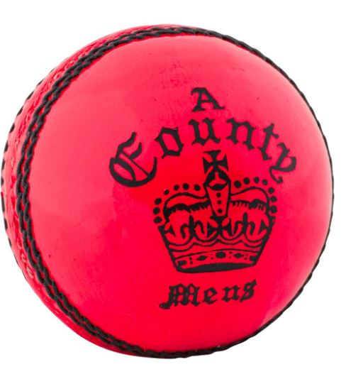 Readers County Cricket Ball PINK