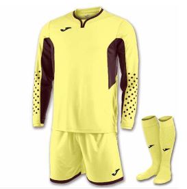 Joma Zamora III Goalkeeper Jersey Shorts Socks Set yellow