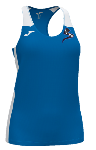 Leven Valley AC Running Vest Blue Female Fit