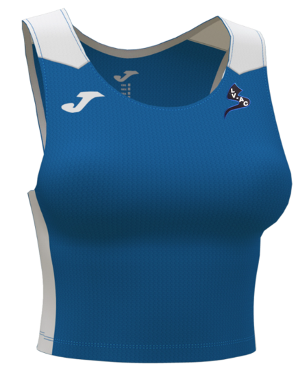Leven Valley AC Running Top Blue Female Fit